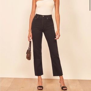 Reformation Cynthia High Rise Straight jeans, worn once
